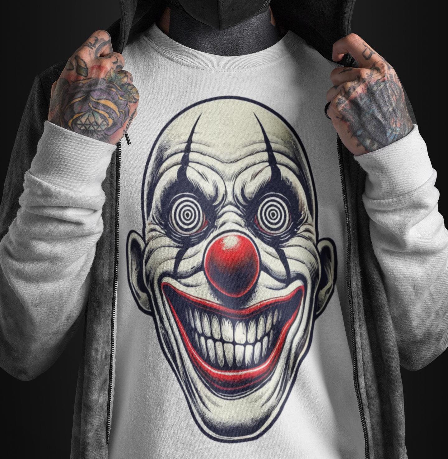 Clown Tshirt, Psycho Clown, Halloween Kostüm Clown Tshirt, Psycho Clown, Halloween Kostüm von ShirtDaniel