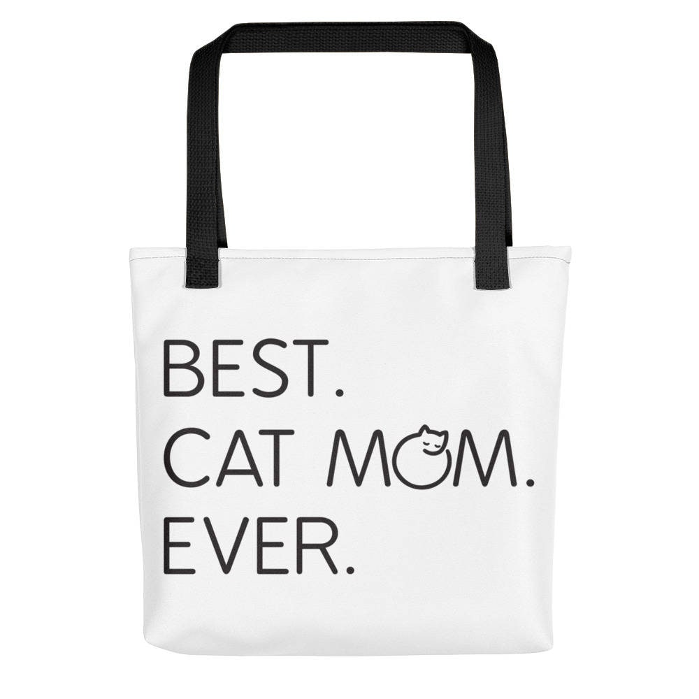 Lustige Beste Katzenmama Je Tragetasche/Geschenk Für Katzenliebhaber Cat Mom Einkaufstasche Lustige Tote Bag Tasche Katze Mütter Besitzer von ShirtGameStrong