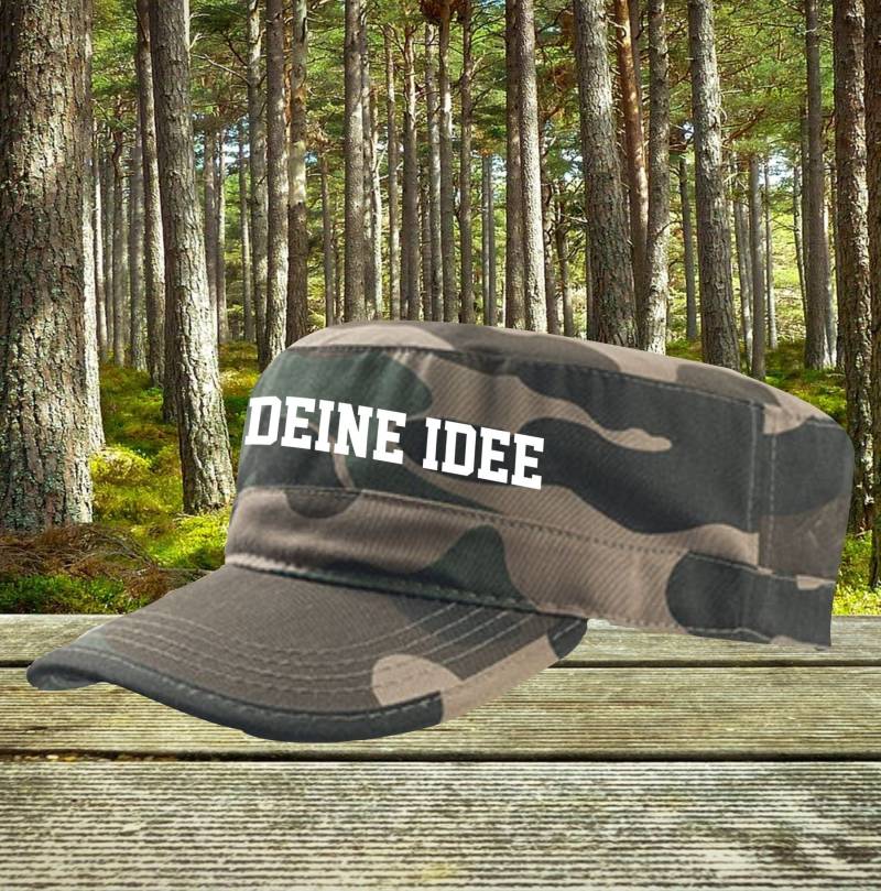 Army Cap Capy Basecap Mit Wunschtext Text Idee Mütze Your Text Wunschname von ShirtInStyle