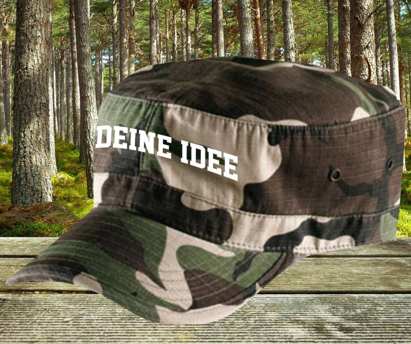 Army Cap Capy Basecap Mit Wunschtext Text Idee Mütze Your Text Wunschname von ShirtInStyle