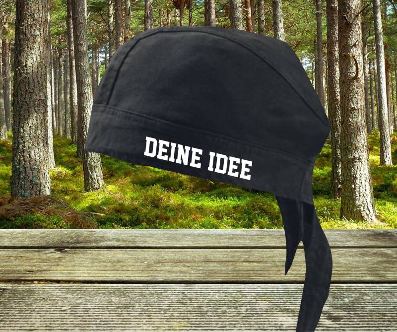 Bandana Mit Wunschtext Text Idee Cap Mütze Your Text Wunschname von ShirtInStyle