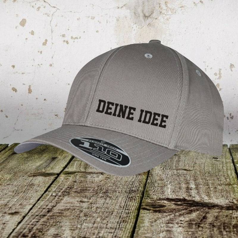 Basecap Mit Wunschtext Text Idee Cap Mütze Your Text Wunschname Name Flexfit von ShirtInStyle