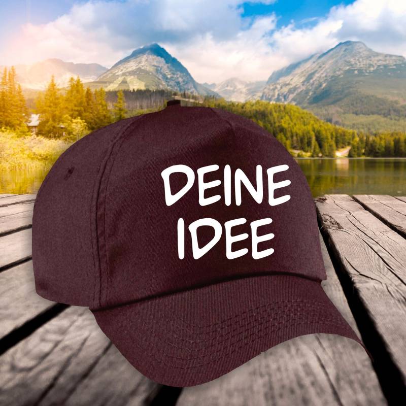 Basecap Mit Wunschtext Text Idee Cap Mütze Your Text Wunschname von ShirtInStyle