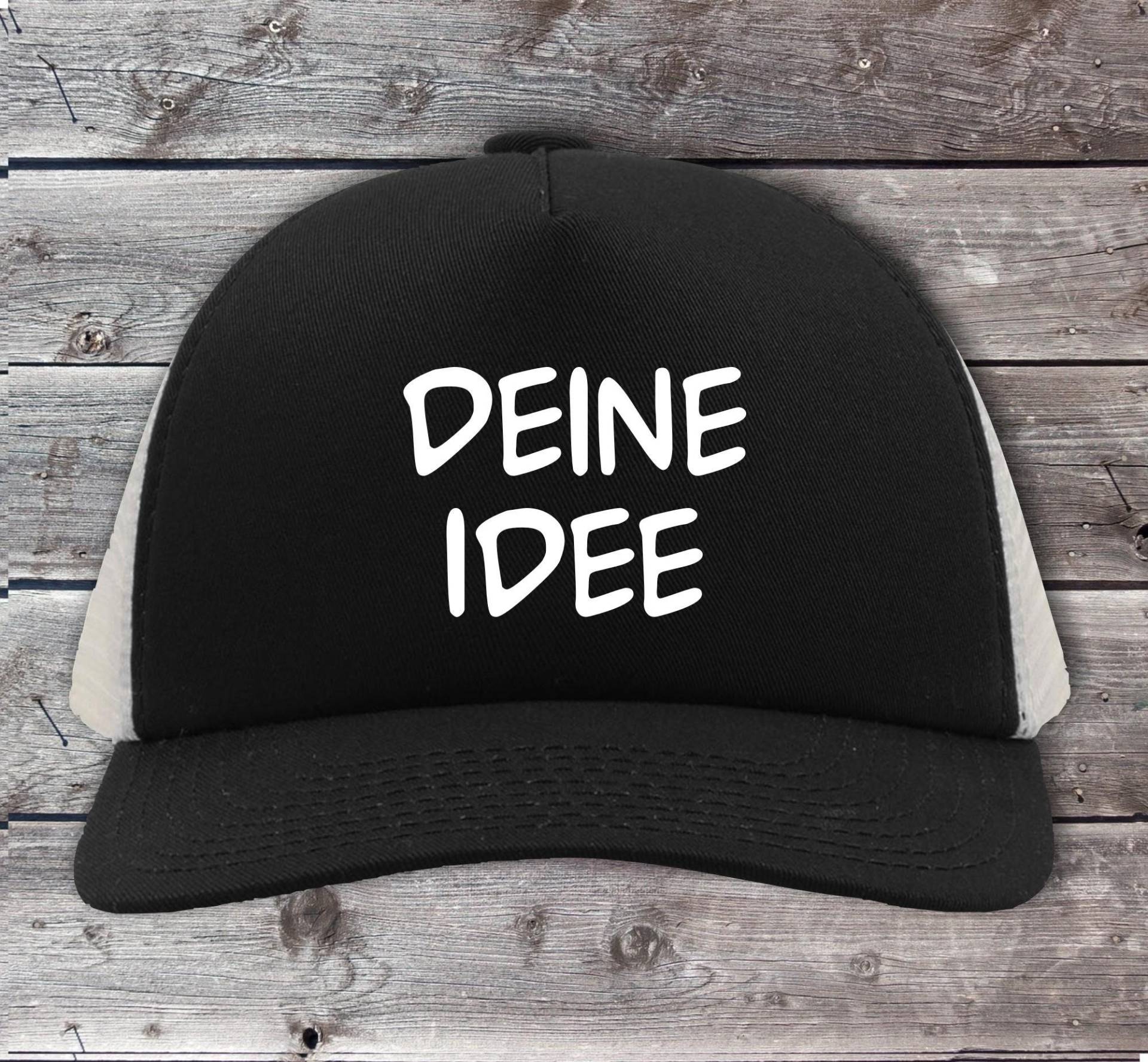 Basecap Trucker Cap "Wunschtext" Wunschname Name Text Mütze Papa Daddy Vater Meshcap Mesh von ShirtInStyle