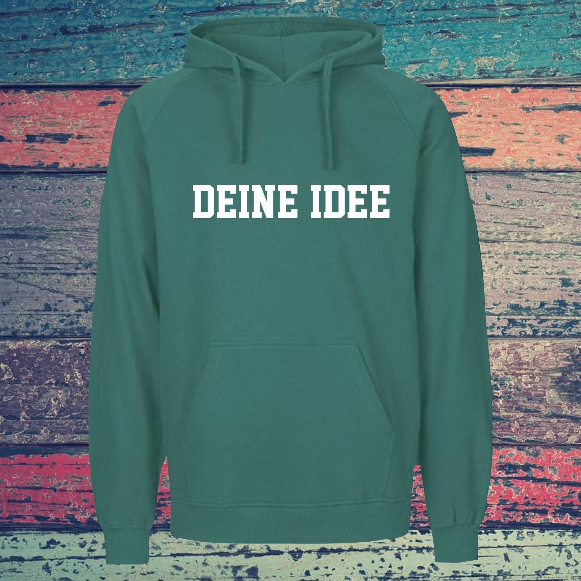 Hoodie Kapuzensweat Hooded Mit Text, Wunschdruck Auf Der Vorderseite Trainings Sweatshirt Sport Verein Hoodie Kapuzensweat Hooded Mit Text, Wunschdruck Auf Der Vorderseite Trainings Sweatshirt Sport Verein von ShirtInStyle