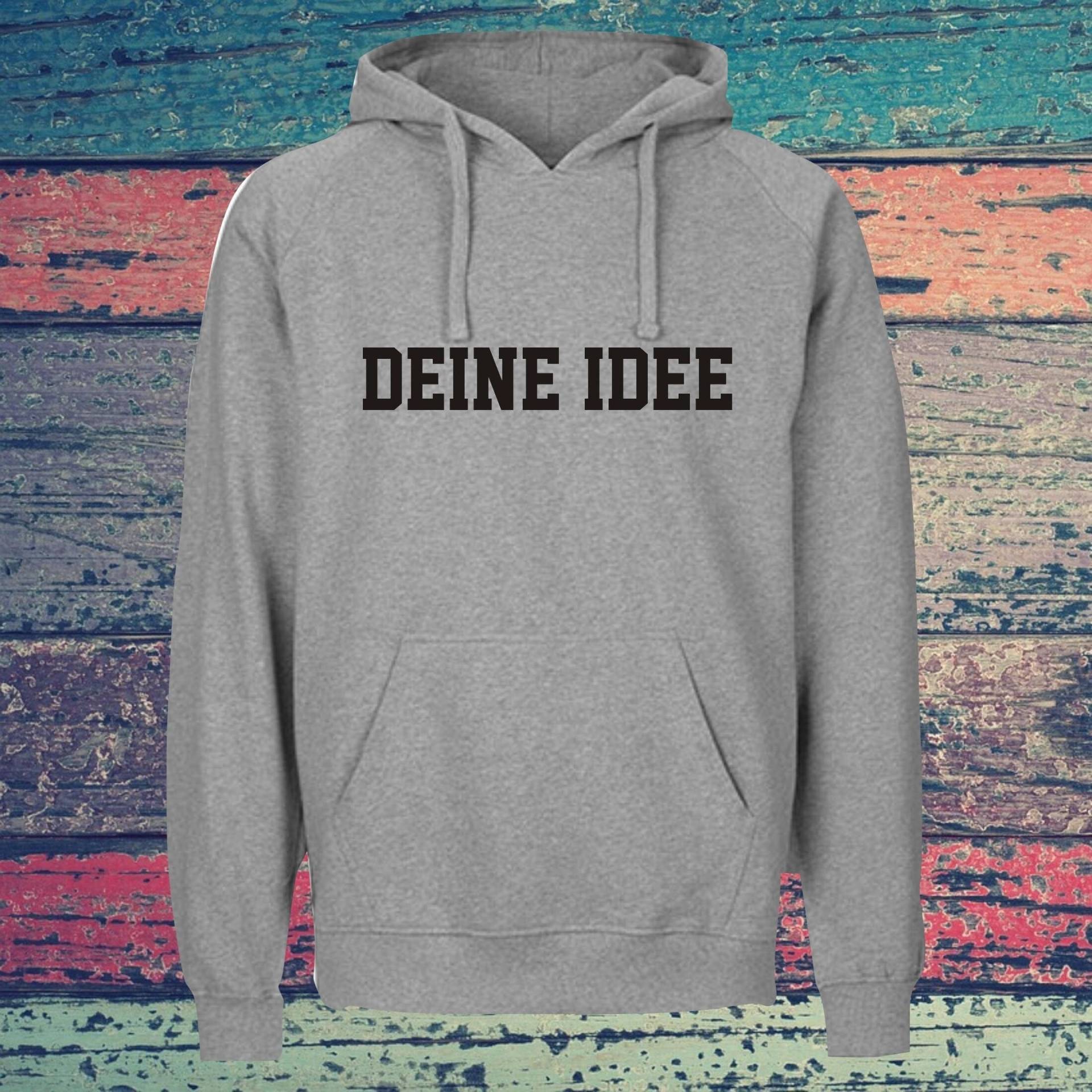 Hoodie Kapuzensweat Hooded Mit Text, Wunschdruck Auf Der Vorderseite Trainings Sweatshirt Sport Verein Hoodie Kapuzensweat Hooded Mit Text, Wunschdruck Auf Der Vorderseite Trainings Sweatshirt Sport Verein von ShirtInStyle