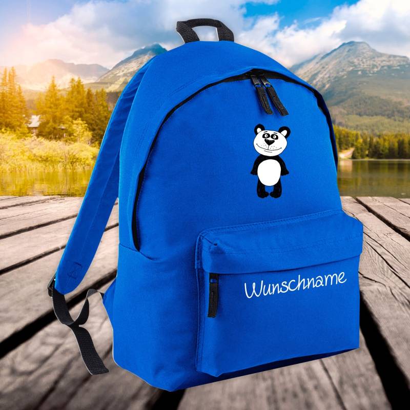 Kinder Rucksack Tiere Pandabär Mit Wunschnamen Wunschtext Kita Einschulung Schule Hort Geschenk von ShirtInStyle