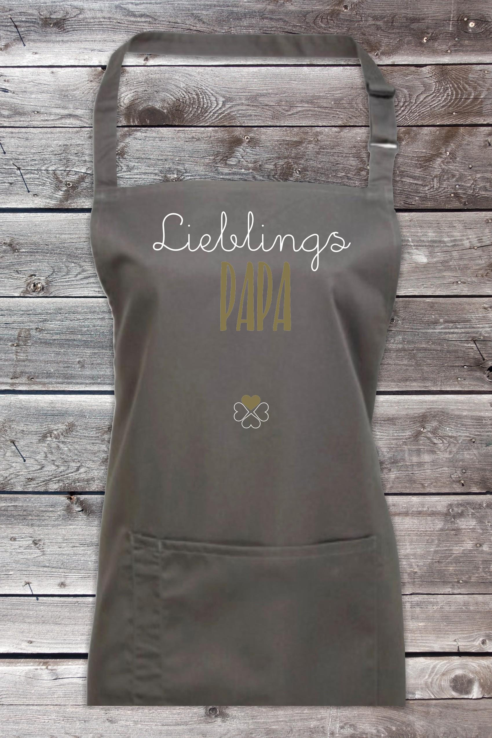 Koch Back Schürze "Lieblingsmensch Lieblings Papa" Grillen Grillschürze Heimwerker Garten Latzschürze von ShirtInStyle
