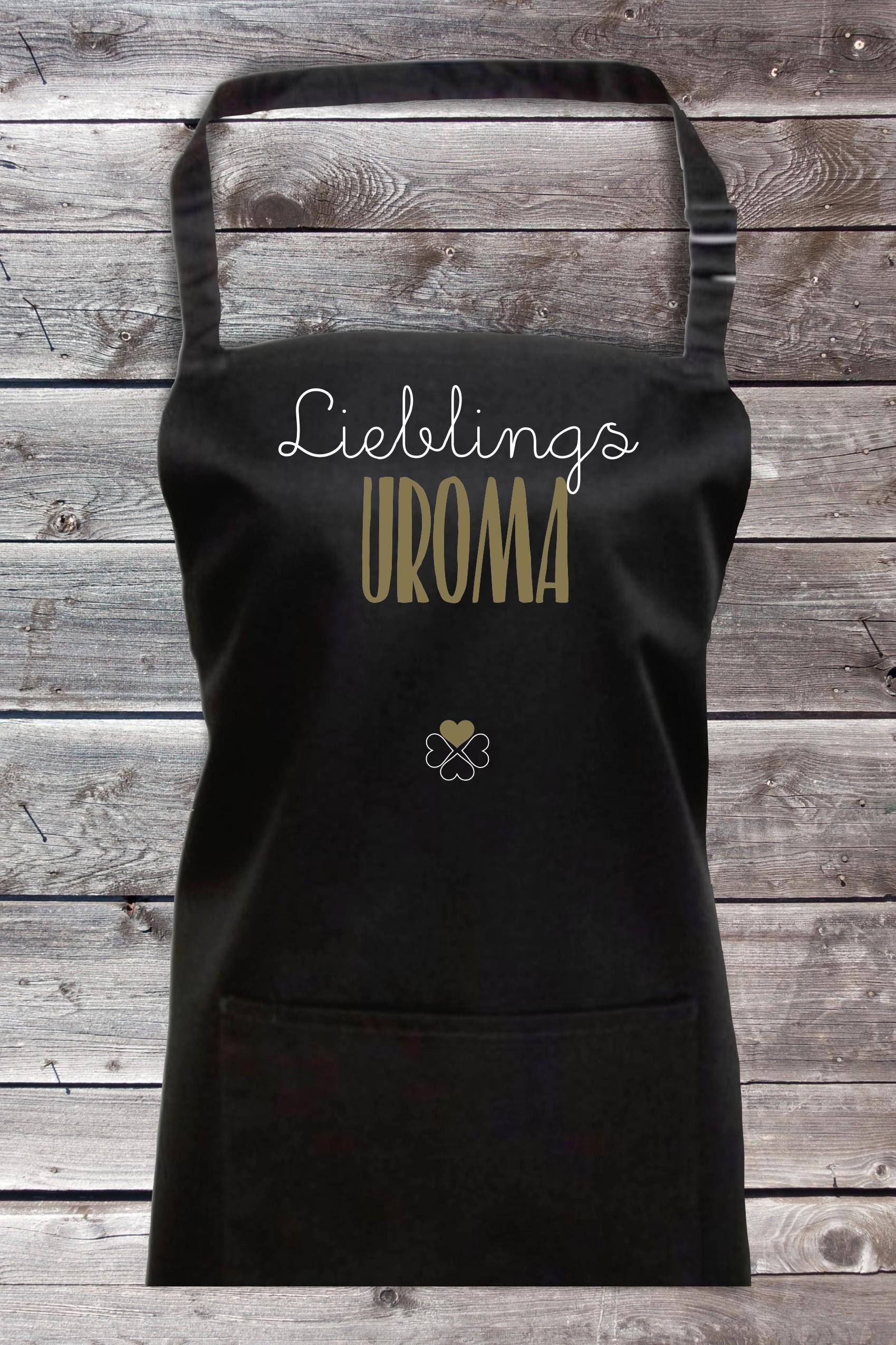 Koch Back Schürze "Lieblingsmensch Lieblings Uroma" Grillen Grillschürze Heimwerker Garten Latzschürze von ShirtInStyle