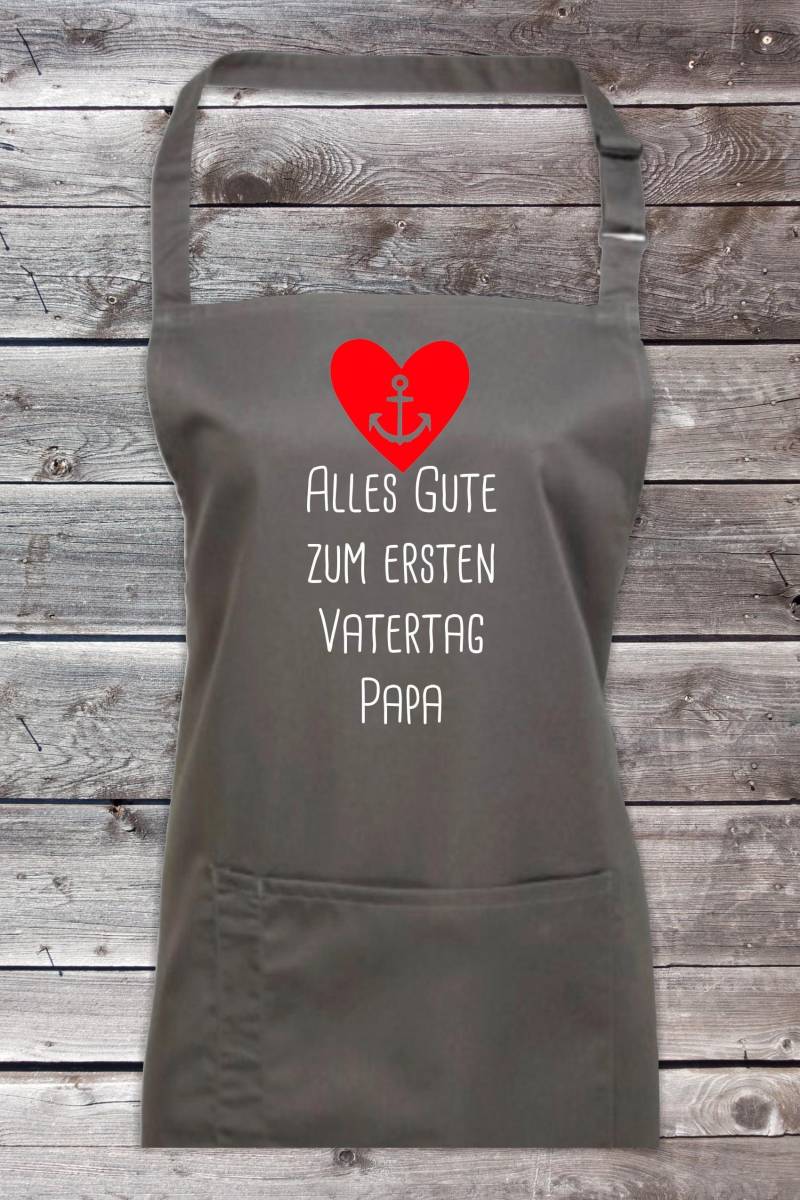Koch Backschürze "Alles Gute Zum Ersten Vatertag Papa" Grillen Grillschürze Schürze Heimwerker Garten Latzschürze Koch Backschürze "Alles Gute Zum Ersten Vatertag Papa" Grillen Grillschürze Schürze Heimwerker Garten Latzschürze von ShirtInStyle
