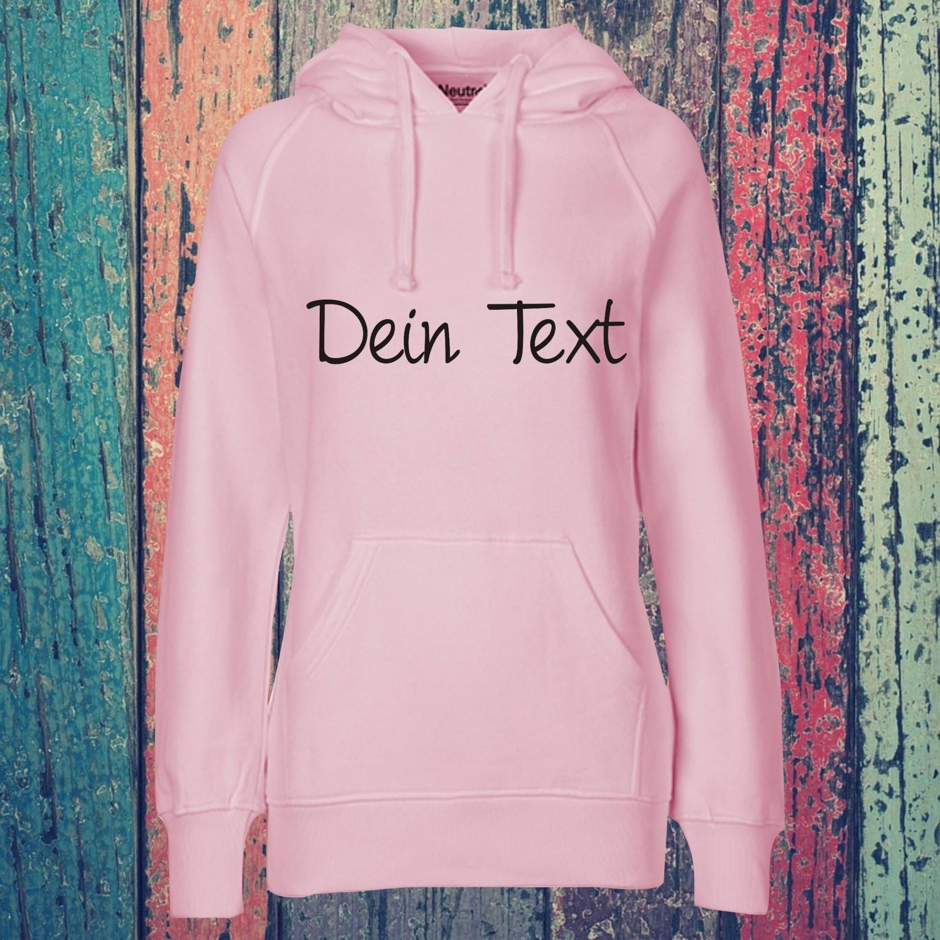 Lady Kapuzensweat Hooded Mit Text, Wunschdruck Auf Der Vorderseite Trainings Sweatshirt Sport Verein Hoodie Lady Kapuzensweat Hooded Mit Text, Wunschdruck Auf Der Vorderseite Trainings Sweatshirt Sport Verein Hoodie von ShirtInStyle