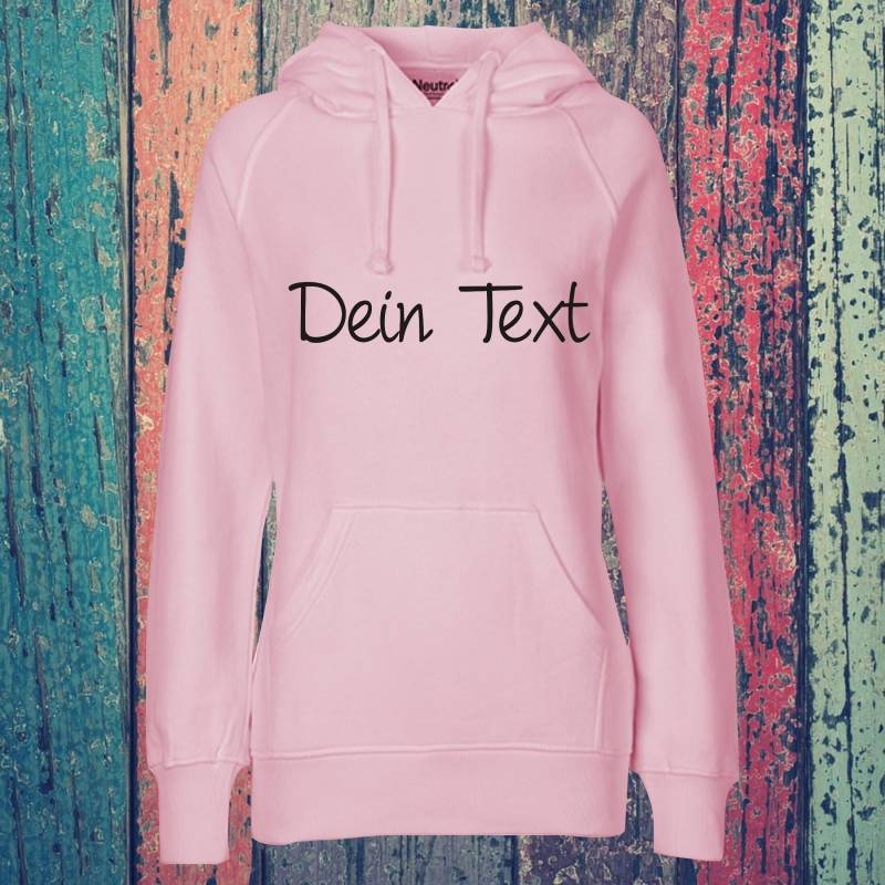 Lady Kapuzensweat Hooded Mit Text, Wunschdruck Auf Der Vorderseite Trainings Sweatshirt Sport Verein Hoodie Lady Kapuzensweat Hooded Mit Text, Wunschdruck Auf Der Vorderseite Trainings Sweatshirt Sport Verein Hoodie von ShirtInStyle