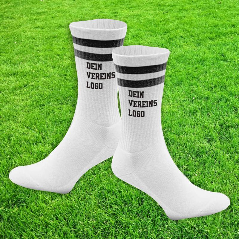 Socken Tennissocken Mit Wunschtext Botschaft Idee Vereins Logo Wunschdruck Geschenk Tennis Socks Größe 27-46 Kinder Erwachsene 13 Farben von ShirtInStyle