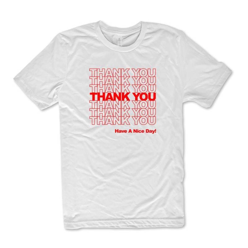 90Er Jahre Thank You Have A Nice Day Plastik Einkaufstasche T-Shirt 90Er Jahre Thank You Have A Nice Day Plastik Einkaufstasche T-Shirt von ShirtLoaf