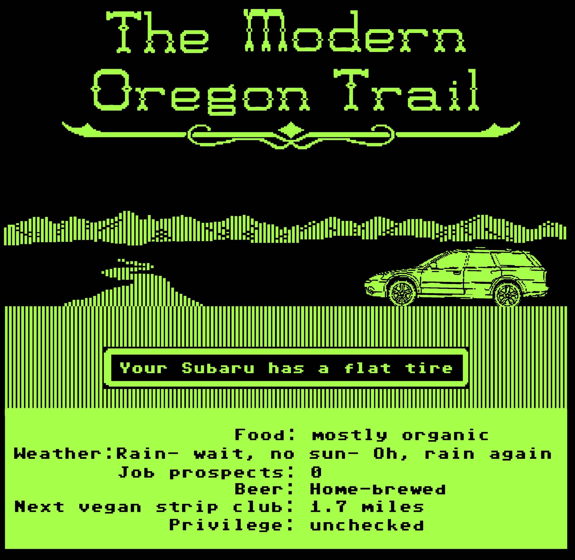 Modern Oregon Trail Modern Oregon Trail von ShirtNerdery