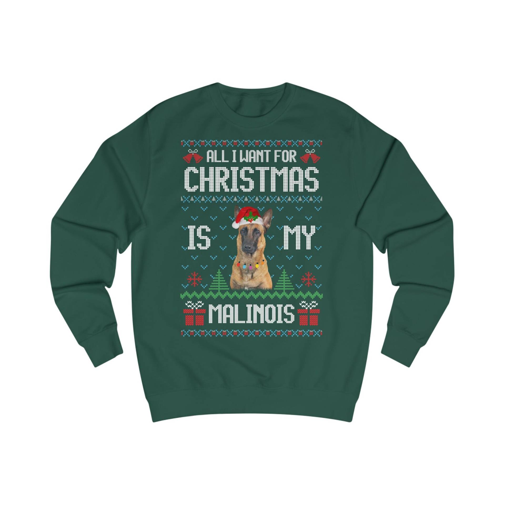 All I Want For Christmas Is My Malinois Sweatshirt, Pullover Hund Advent Weihnachten, Ugly Sweater Schäferhund, Weihnachtspulli Hundezüchter All I Want For Christmas Is My Malinois Sweatshirt, Pullover Hund Advent Weihnachten, Ugly Sweater Schäferhund, Weihnachtspulli Hundezüchter von ShirtSella