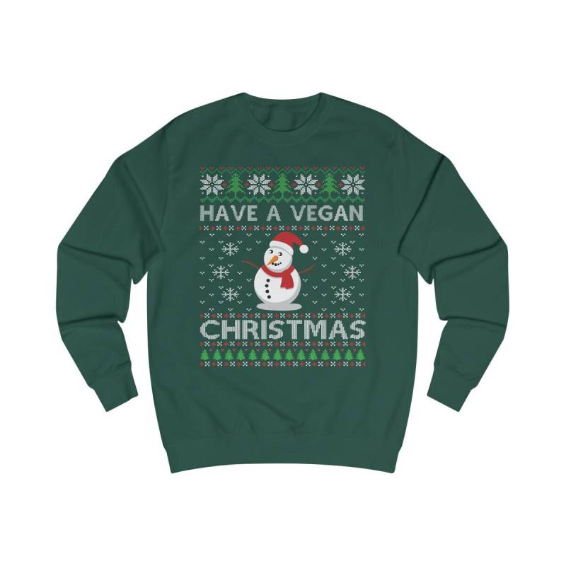Have A Vegan Christmas Sweatshirt, Xmas Pulli, Pullover Advent, Geschenk Weihnachten Veganer, Weihnachtspulli, Ugly Sweater Veganismus von ShirtSella