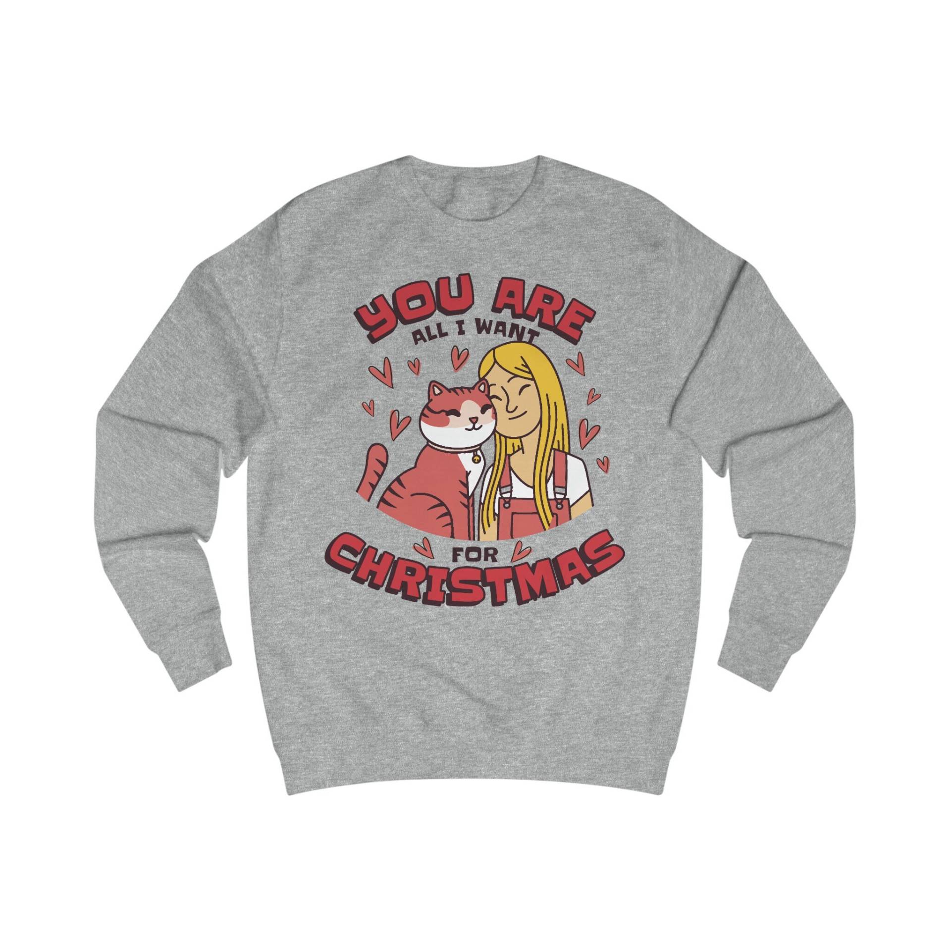 Katze Sweatshirt Weihnachten, Ugly Christmas Sweater Kätzchen, Pullover Advent, Weihnachtspulli Cat Lady, Weihnachtsgeschenk Xmas Pulli Katze Sweatshirt Weihnachten, Ugly Christmas Sweater Kätzchen, Pullover Advent, Weihnachtspulli Cat Lady, Weihnachtsgeschenk Xmas Pulli von ShirtSella