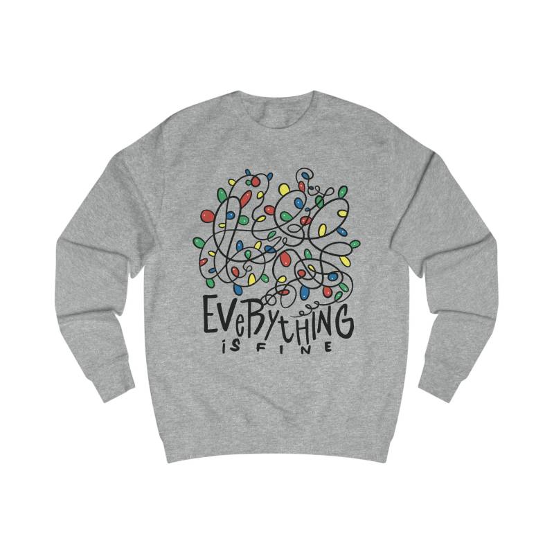 Lichterkette Sweatshirt, Xmas Pulli, Pullover Advent Lustig, Geschenk Weihnachtspulli, Ugly Sweater Lustiger Spruch von ShirtSella