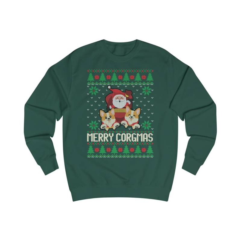 Merry Corgmas Sweatshirt, Pullover Advent, Geschenk Weihnachten, Ugly Sweater Xmas Hund, Weihnachtspulli, Nikolausgeschenk von ShirtSella