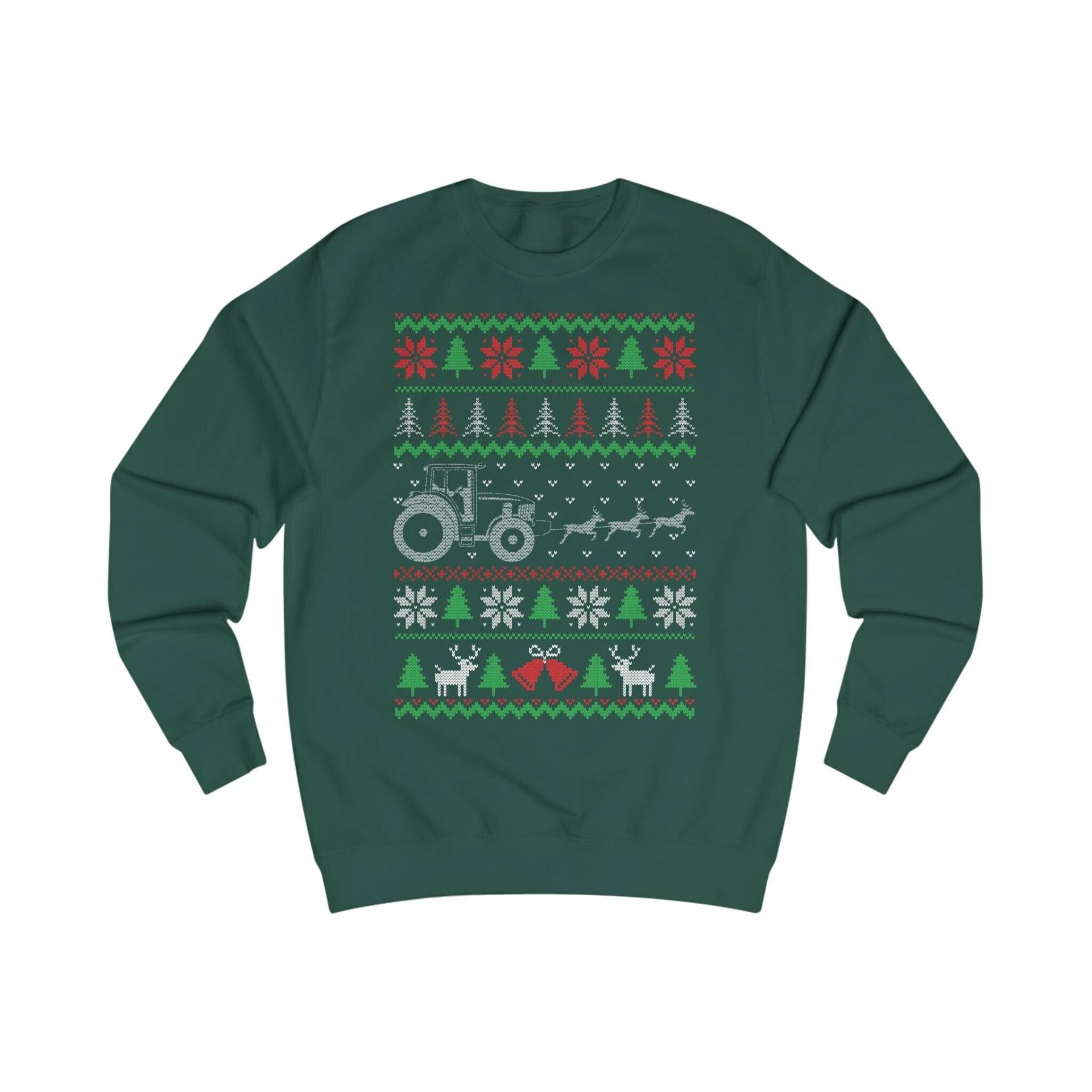 Traktor Sweatshirt Weihnachten, Ugly Sweater Landwirt Xmas, Geschenk Weihnachtsfeier, Weihnachtspulli Landwirtschaft, Pullover Advent Bauer von ShirtSella