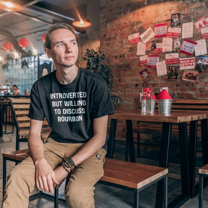 Introverted But Willing To Discuss Bourbon Shirt | Anti Social Introverted But Willing To Discuss Bourbon Shirt | Anti Social von ShirtShackStyles