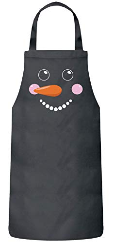 Shirtstreet X-Mas Christmas Snowman Weihnachts Frauen Herren Barbecue Baumwoll Grillschürze Kochschürze Weihnachten Schneemann Gesicht, Größe: onesize,Dark Grey Shirtstreet X-Mas Christmas Snowman Weihnachts Frauen Herren Barbecue Baumwoll Grillschürze Kochschürze Weihnachten Schneemann Gesicht, Größe: onesize,Dark Grey von Shirtstreet