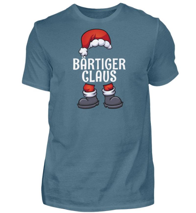 Bärtiger Claus Partnerlook Familien Outfit Männer Weihnachten T-Shirt von ShirtVerrueckt