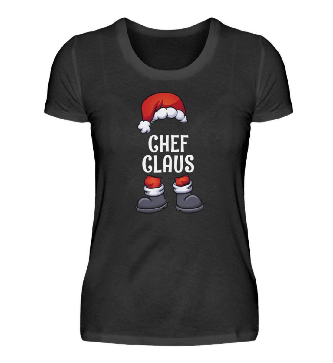 Chef Claus Frauen Weihnachten T-Shirt Partnerlook Familien Outfit Chef Claus Frauen Weihnachten T-Shirt Partnerlook Familien Outfit von ShirtVerrueckt