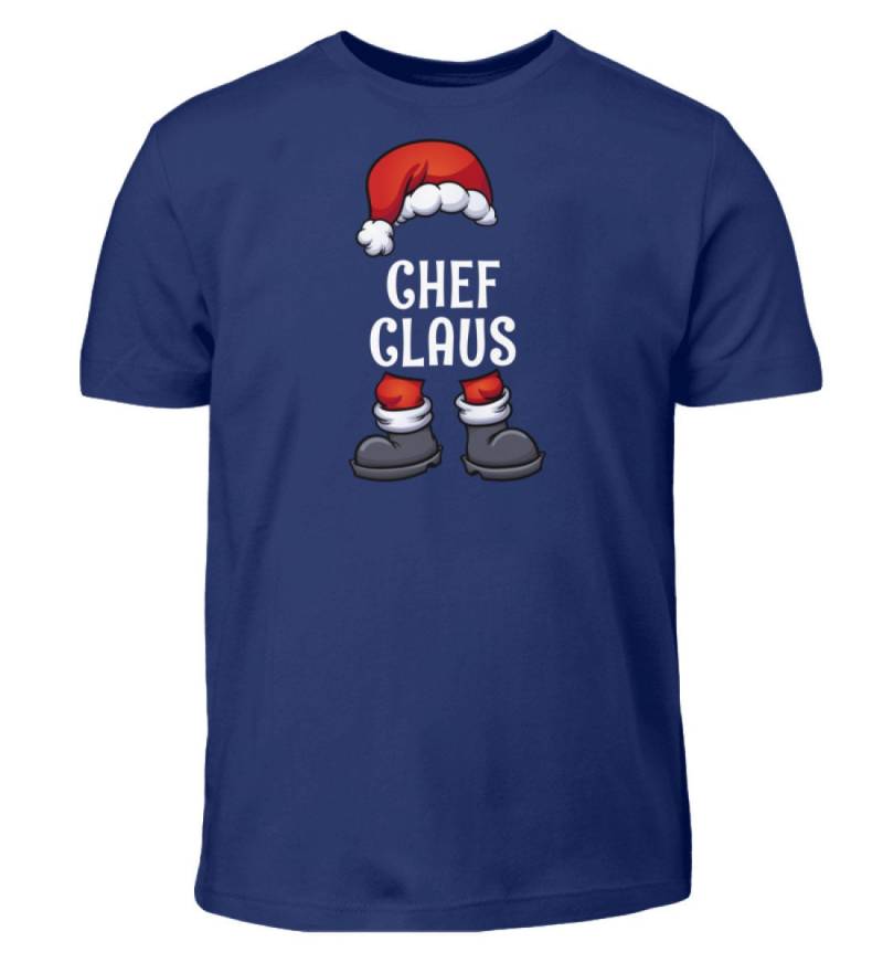 Chef Claus Partnerlook Familien Outfit Jungen Und Mädchen Weihnachten T-Shirt von ShirtVerrueckt