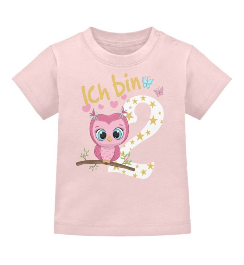 Eule Geburtstagsshirt Kinder 2. Geburtstag Mädchen 2 Jahre Baby T-Shirt Geschenk von ShirtVerrueckt