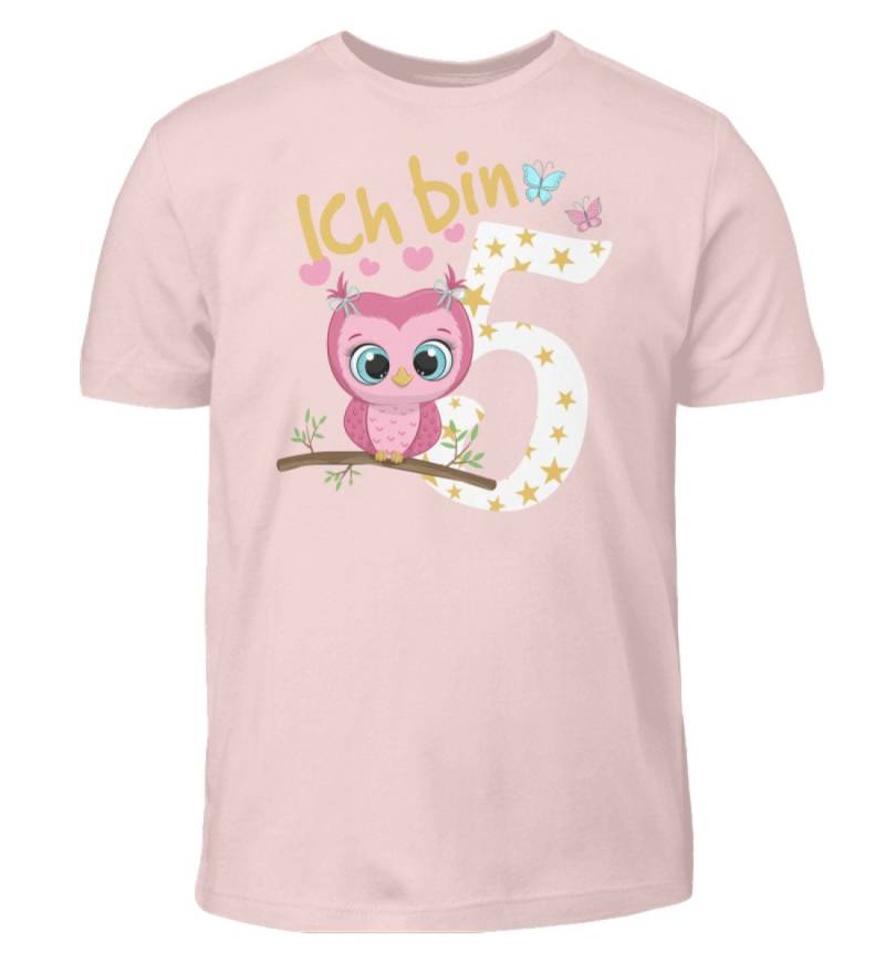 Eule Geburtstagsshirt Kinder 5. Geburtstag Mädchen 5 Jahre T-Shirt Geschenk von ShirtVerrueckt