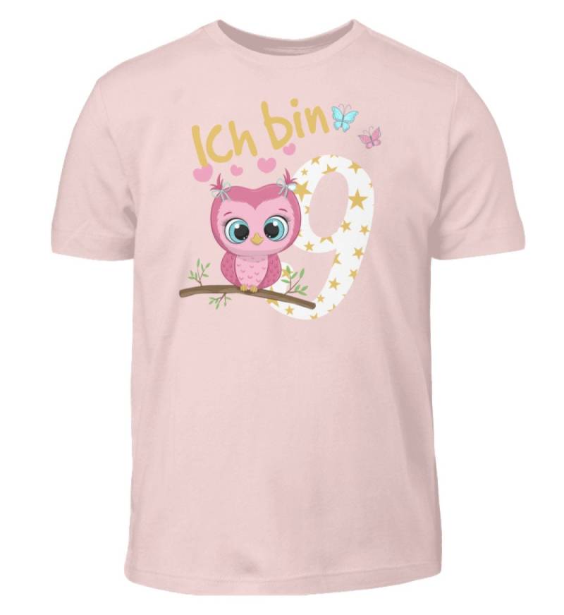 Eule Geburtstagsshirt Kinder 9. Geburtstag Mädchen 9 Jahre T-Shirt Geschenk von ShirtVerrueckt