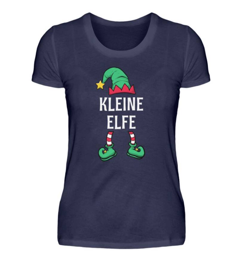 Kleine Elfe Partnerlook Familien Outfit Frauen Weihnachten T-Shirt von ShirtVerrueckt