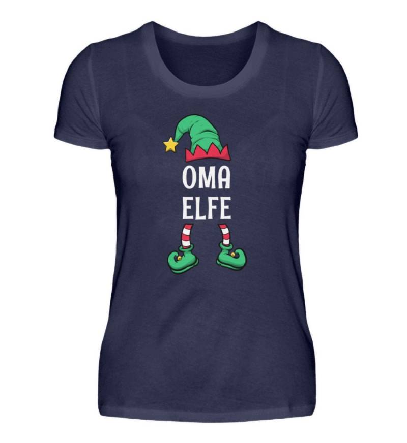 Oma Elfe Partnerlook Familien Outfit Frauen Weihnachten T-Shirt von ShirtVerrueckt