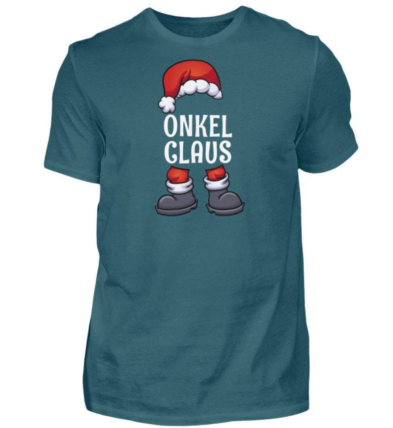 Onkel Claus Partnerlook Familien Outfit Männer Weihnachten T-Shirt von ShirtVerrueckt