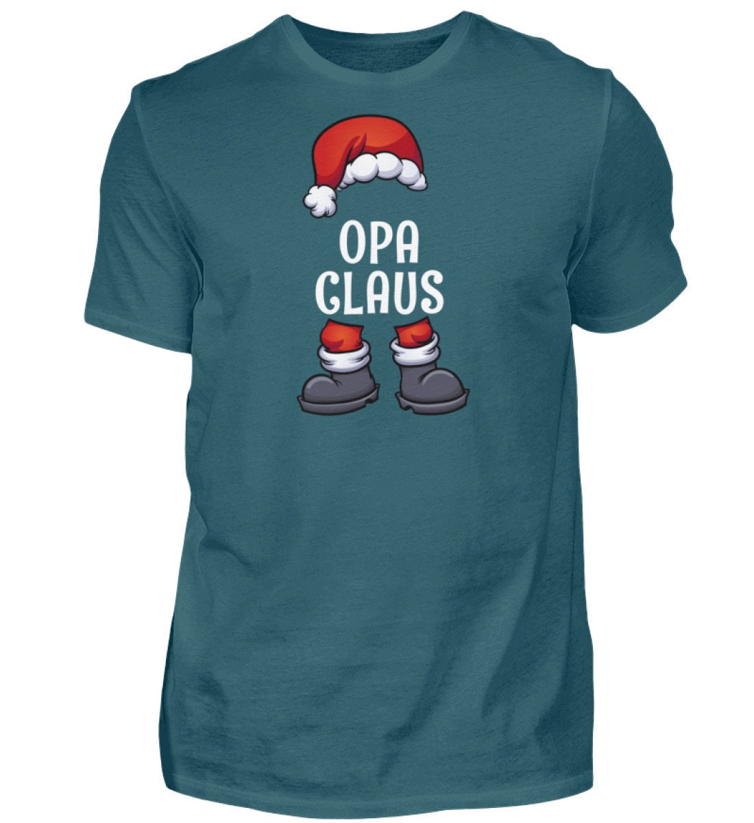 Opa Claus Partnerlook Familien Outfit Männer Weihnachten T-Shirt von ShirtVerrueckt