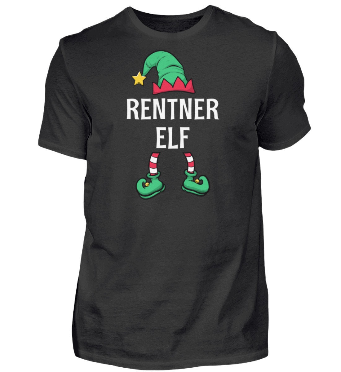 Rentner Elf Partnerlook Familien Outfit Männer Weihnachten T-Shirt Rentner Elf Partnerlook Familien Outfit Männer Weihnachten T-Shirt von ShirtVerrueckt