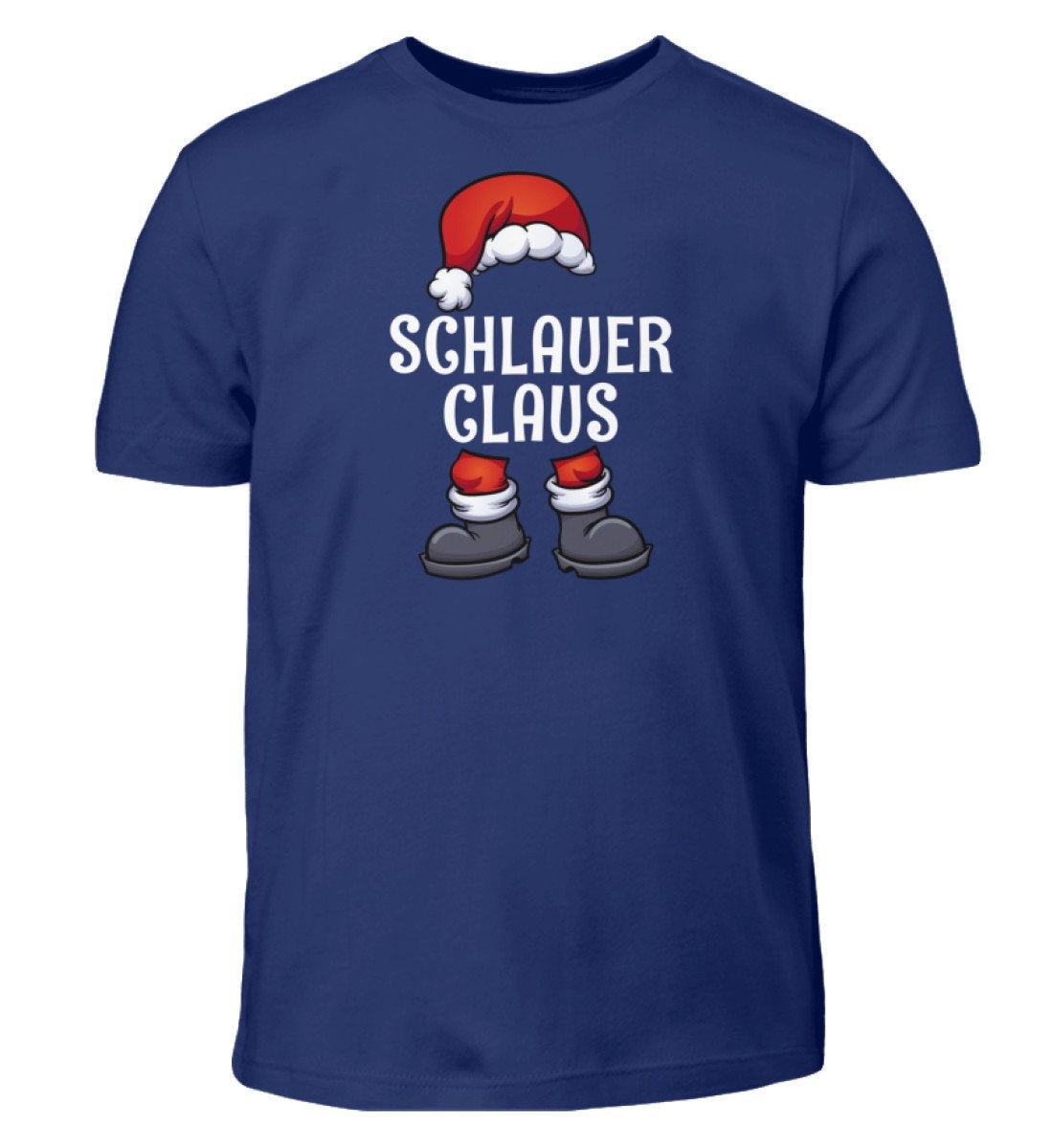 Schlauer Claus Partnerlook Familien Outfit Jungen Und Mädchen Weihnachten T-Shirt Schlauer Claus Partnerlook Familien Outfit Jungen Und Mädchen Weihnachten T-Shirt von ShirtVerrueckt