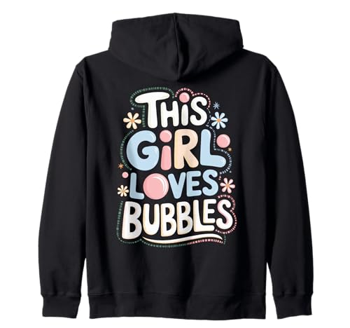 Dieses Mädchen liebt Bubbles Cute Bubble Tea Kapuzenjacke von ShirtZilla
