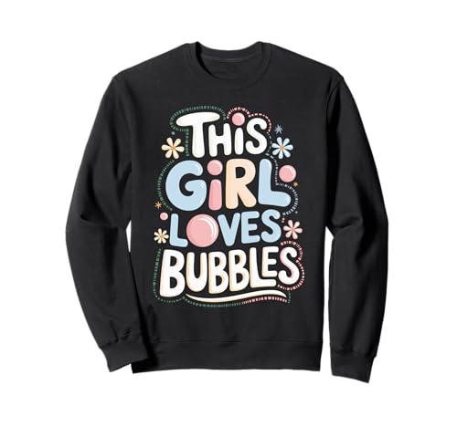 Dieses Mädchen liebt Bubbles Cute Bubble Tea Sweatshirt von ShirtZilla