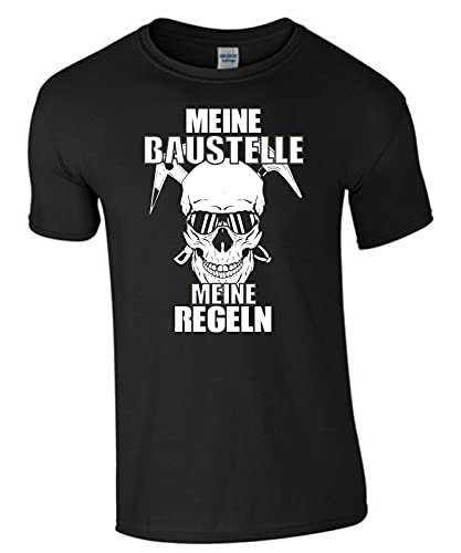 Baustelle Regeln T-Shirt Heimwerker Bauarbeiter Heimwerker Spruch Geschenk, Größe: m von Shirtbild