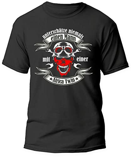 Biker Shirt Africa Twin Motorrad CRF1000L Spruch, Größe: l von Shirtbild