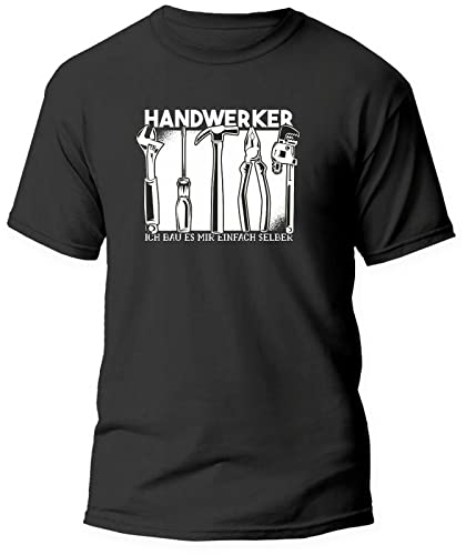 Handwerker T-Shirt Mechaniker Schrauber Spruch lustiges Geschenk für Heimwerker, Größe: XXXL von Shirtbild