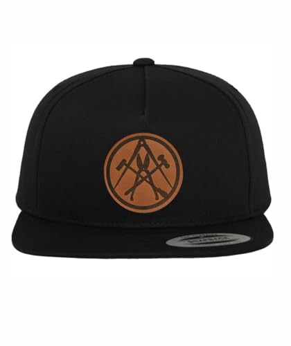 Shirtbild Installateur Cap Klempner Mütze mit Lederpatch, Muster Name: Gerade von Shirtbild