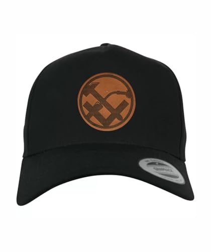 Shirtbild Metallbauer Cap Handwerker Mütze mit Lederpatch, Muster Name: Gebogen von Shirtbild