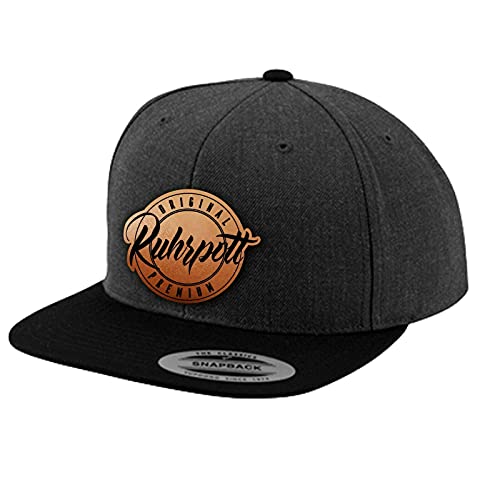Shirtbild Original Ruhrpott Premium Mütze Cap auf Kohle tolles Geschenk von Shirtbild