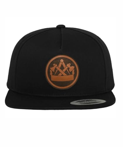 Shirtbild Zimmermann Cap Handwerker Mütze tolles Geschenk Zunft Kappe mit Lederpatch, Muster Name: Gerade von Shirtbild