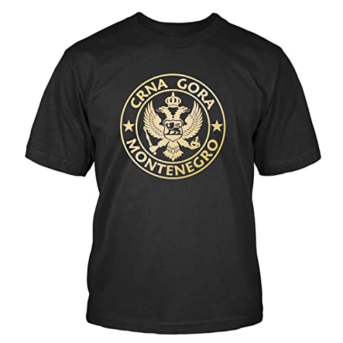 Shirtblaster CRNA Gora Montenegro T-Shirt Црна Гор1072 Größe 2XL von Shirtblaster