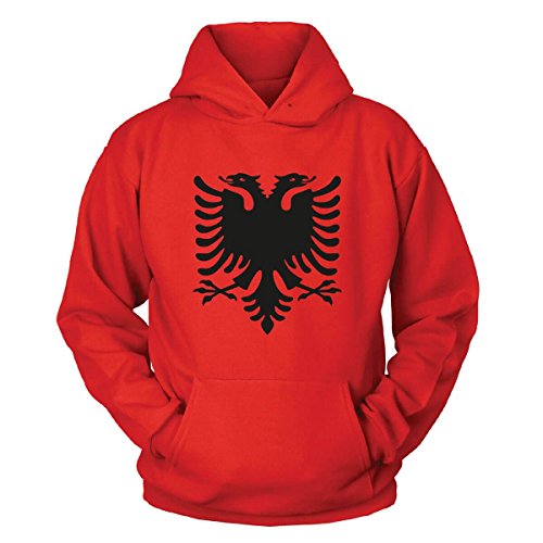 Shirtblaster Albanien Kapuzenpullover Size S von Shirtblaster